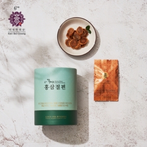 [Kim's Red Ginseng] Hồng sâm 6 năm tuổi thái lát tẩm mật ong (5 gói x 18g)