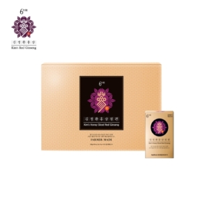 [Kim's Red Ginseng] Hồng sâm 6 năm tuổi thái lát Thượng hạng  (10 gói x 20g)