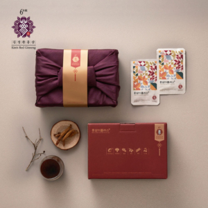 [Kim's Red Ginseng] Hộp quà tặng Hồng sâm Linh chi từ dãy núi Sobaek Triều tiên  (20 gói x 50ml)
